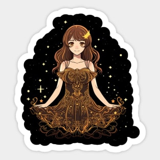 Cute Anime Girl Sticker